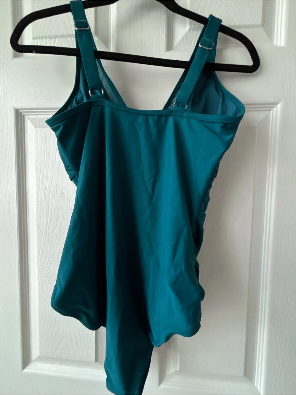 Blooming Jelly Size M Women’s Teal Mesh Detail Tummy Control One-Piece Swimsuit